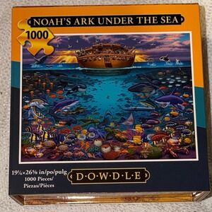 Dowdle Noah's Ark Under The Sea 1000 Piece Jigsaw Puzzle Eric Dowdle Folk Art